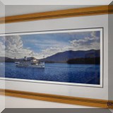 A14. Peter Ferber “Making an Entrance” signed limited edition print of the MS Mount Washington. 